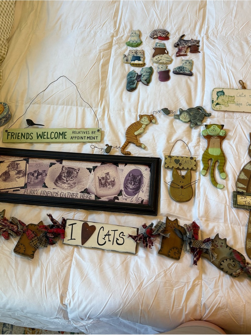 I ♥ Cats Decorative Wall Plaque and Cat-Themed Signs